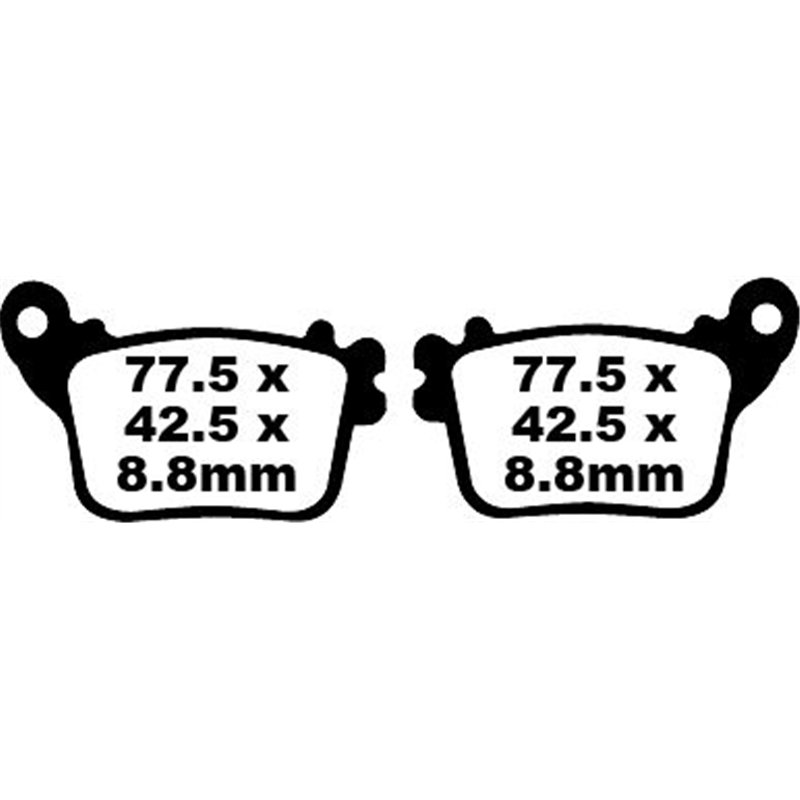 KAWASAKI ZX-10 RR 1000 ABS NINJA 2021 - 2023 PASTILLAS FRENO SEMISINTETIZADAS KAWASAKI ZX-10 RR 1000 ABS NINJA 2021 - 2023 PASTILLAS FRENO SEMISINTETIZADAS